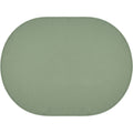 Fbwjg Oval Polyester Tablecloth Sage 60 by 102 Inch - Product view