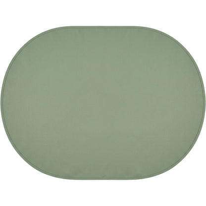 Fbwjg Oval Polyester Tablecloth Sage 60 by 102 Inch - Product view