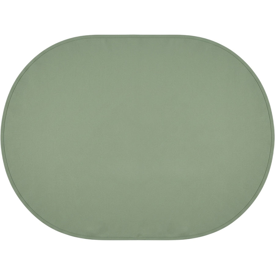 Fbwjg Oval Polyester Tablecloth Sage 60 by 102 Inch