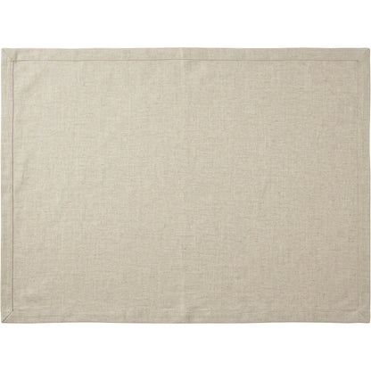 Fbwjg Rectangular Linen Blend Tablecloth Oatmeal 60 by 84 Inch - Product view