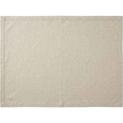 Fbwjg Rectangular Linen Blend Tablecloth Oatmeal 60 by 84 Inch - Product view
