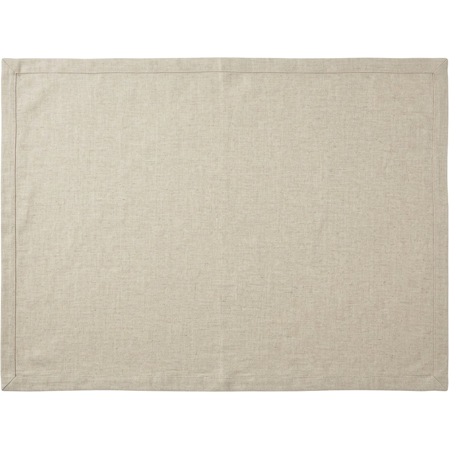 Fbwjg Rectangular Linen Blend Tablecloth Oatmeal 60 by 84 Inch