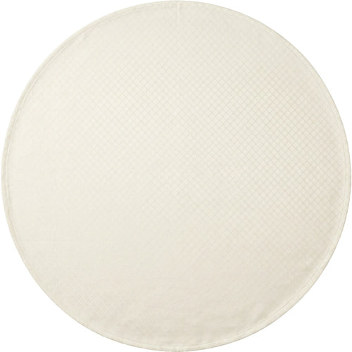 Fbwjg Round Cotton Jacquard Tablecloth Ivory 70 Inch - Product view